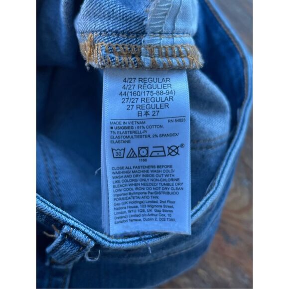 J3 Gap Women's Denim Universal Jegging High Rise Jeans Blue Size 27/4 - Picture 6 of 8